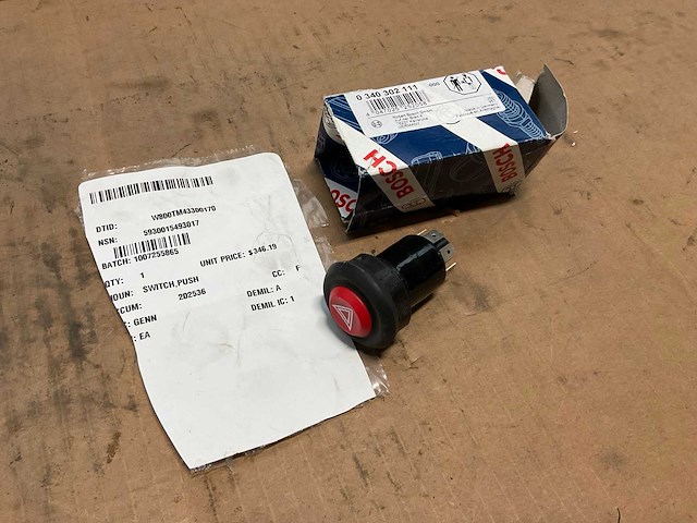 Bosch 0340302111 push switch - afbeelding 2 van  2
