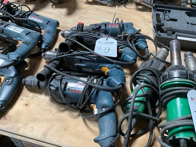 Bosch 13-2 re boormachine (4x) - afbeelding 1 van  5