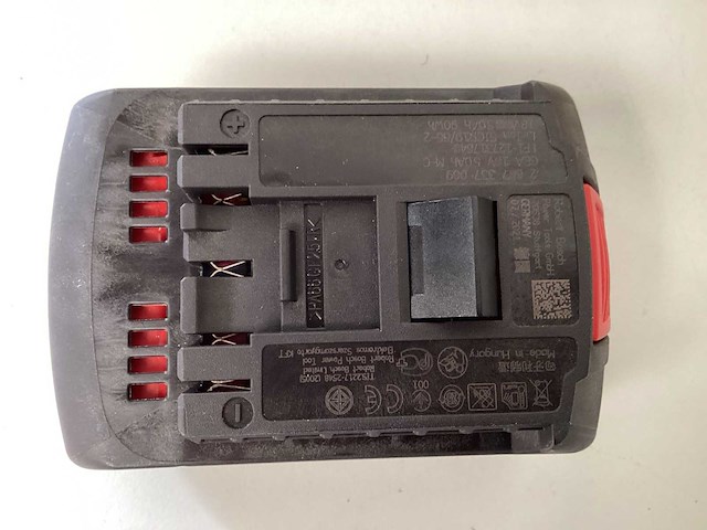 Bosch 18v 5.0 ah li-lon accu's en laders (3x) - afbeelding 1 van  1