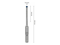 Bosch 2608900151 expert hamerboor sds plus-7x - afbeelding 3 van  3