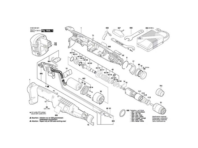Bosch 3607030472 planetaire tandwieltrein (7x) - afbeelding 2 van  4