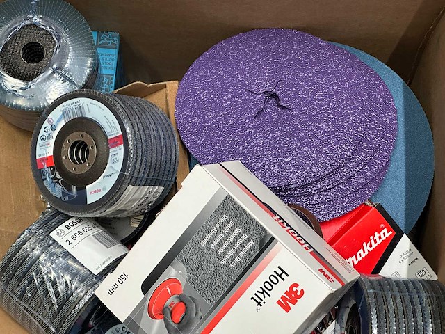 Bosch / 3m - partij schuur- & slijpmateriaal, schuurschijven - afbeelding 5 van  8