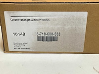 Bosch 8718600533 doorvoerverlengpijp 60/100 1000mm (4x) - afbeelding 3 van  3