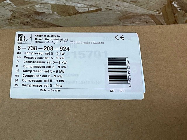 Bosch 8738208924 compressor set 5-9kw - afbeelding 3 van  3