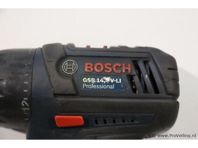 Bosch accu schroefboormachine gsr 14,4 v-li - afbeelding 2 van  4
