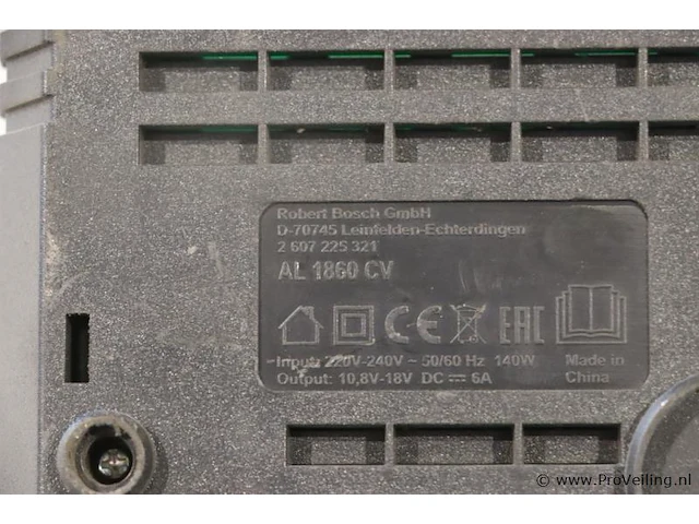 Bosch acculader al 1860 cv 21 - afbeelding 4 van  4