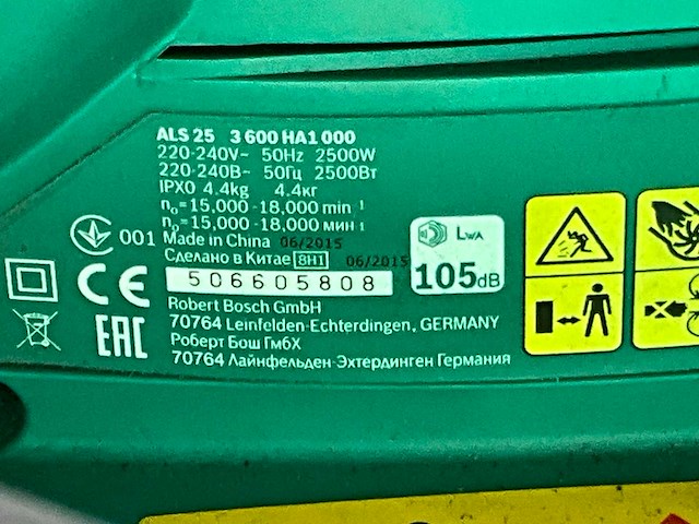 Bosch als25 elektrische bladblazer (3x) - afbeelding 9 van  9