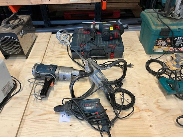 Bosch / berg / aeg electrisch gereedschap (4x) - afbeelding 1 van  6