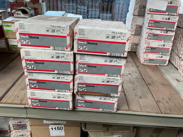 Bosch black:stone 115x140mm schuurpapier (8x) - afbeelding 1 van  1