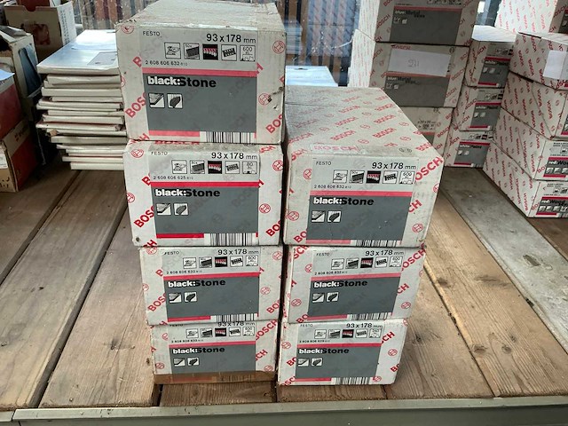 Bosch black:stone 93x178 mm schuurpapier (7x) - afbeelding 1 van  1