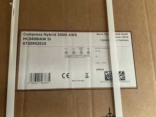 Bosch compress hybrid 3400i aws hybride warmtepomp - afbeelding 7 van  8
