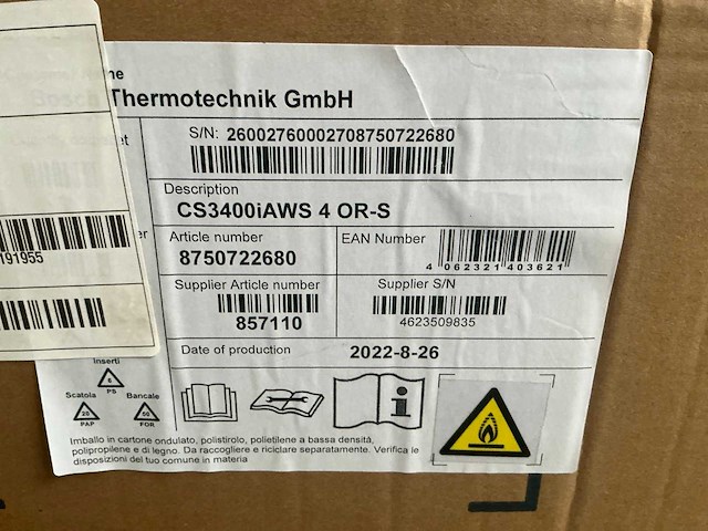 Bosch compress hybrid 3400i aws hybride warmtepomp - afbeelding 8 van  8