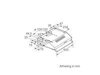 Bosch dul60fa50 serie 2 onderbouw afzuigkap grijs - afbeelding 3 van  5