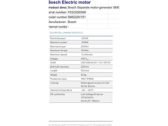 Bosch elektromotor en inverter - afbeelding 5 van  14
