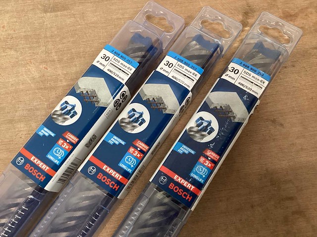 Bosch expert betonboor 30x520, sds-max (3x) - afbeelding 1 van  1