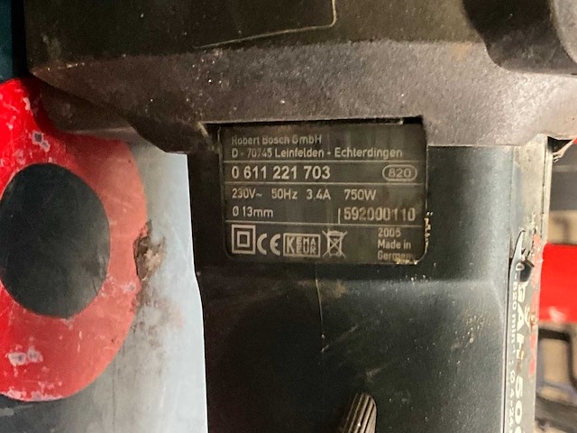 Bosch gah 500 dsr boormachine - afbeelding 8 van  8