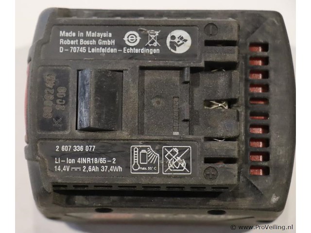 Bosch gba accu 14,4v 2,6ah - afbeelding 2 van  3
