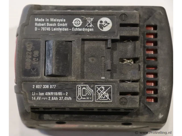 Bosch gba accu 14,4v 2,6ah - afbeelding 2 van  3