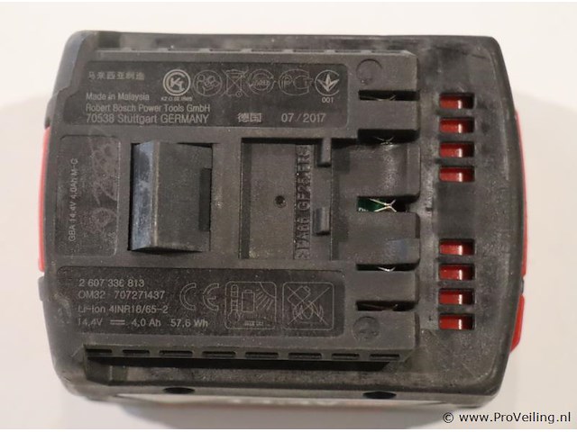 Bosch gba accu 14.4v 4.0ah - afbeelding 2 van  3