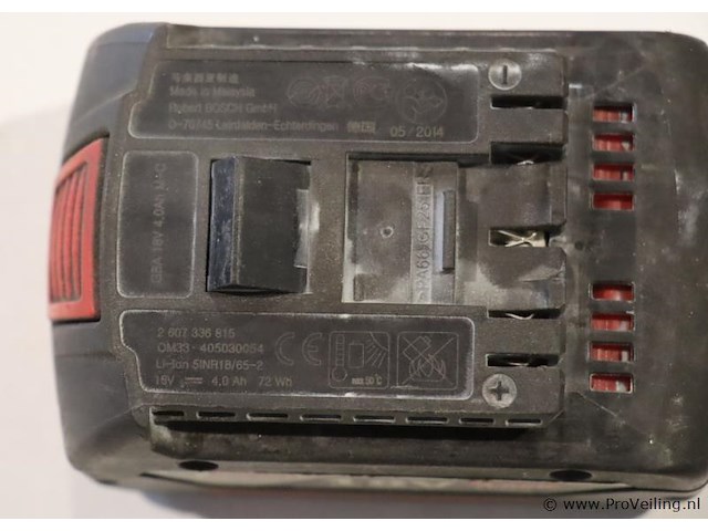 Bosch gba accu 18v 4.0ah m-c 2 - afbeelding 2 van  3