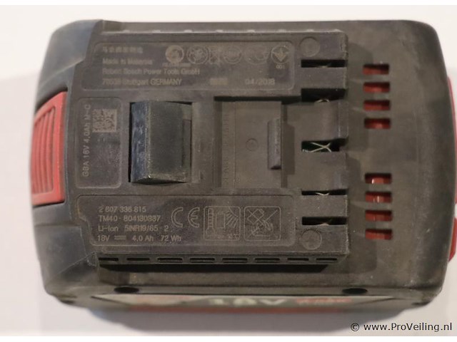 Bosch gba accu 18v 4.0ah m-c 2 - afbeelding 2 van  3