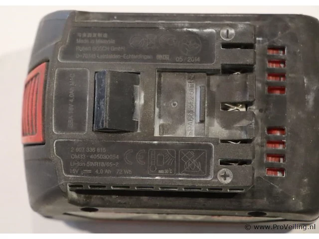 Bosch gba accu 18v 4.0ah m-c 2 - afbeelding 2 van  3