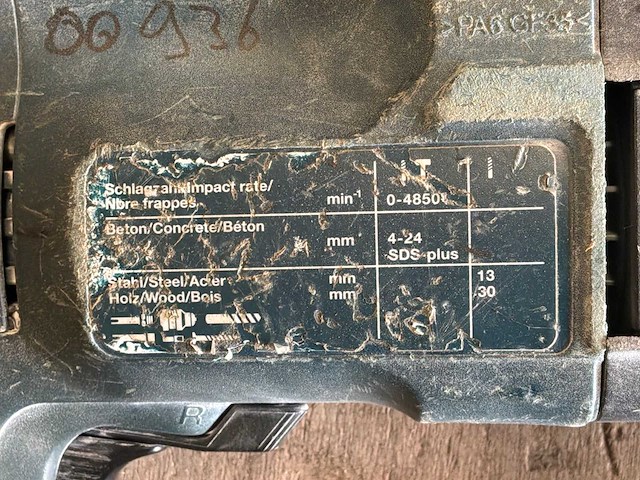 Bosch gbh 2 sr boorhamer - afbeelding 3 van  4