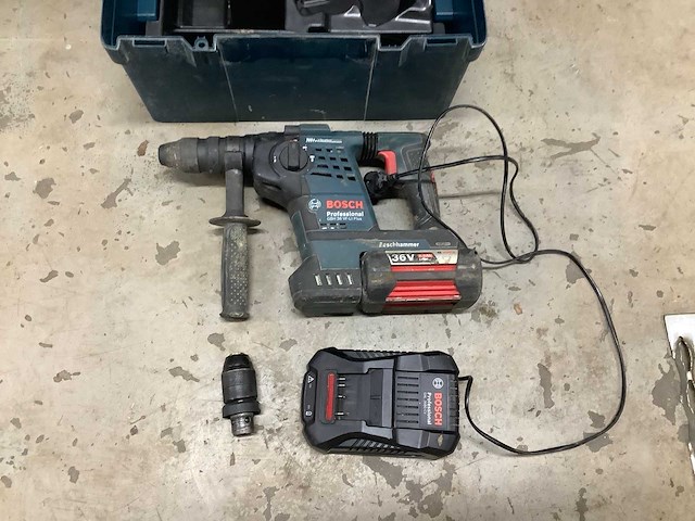 Bosch gbh 36 vf-li accu klopboormacine - afbeelding 1 van  4