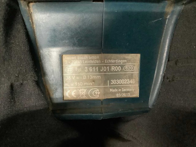 Bosch gbh 36 vf-li accu klopboormacine - afbeelding 4 van  4