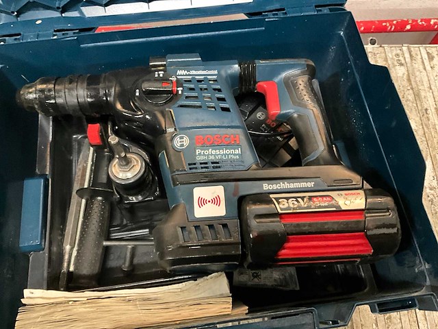Bosch gbh 36 vf-li plus accu klopboormachine - afbeelding 3 van  6