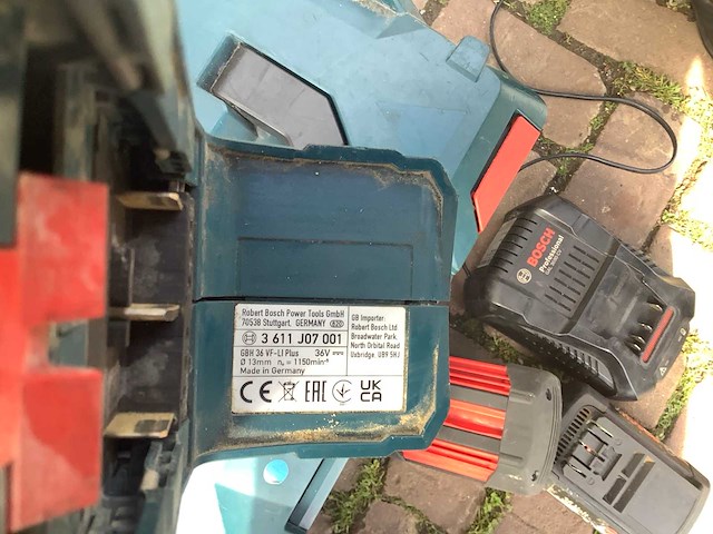 Bosch gbh 36 vf-li plus klopboormachine - afbeelding 5 van  5