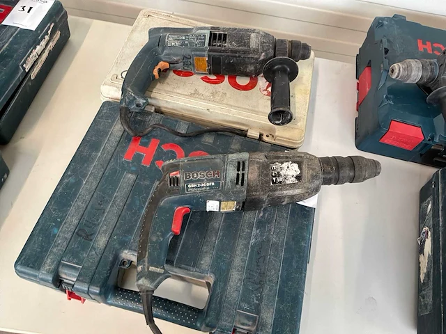 Bosch gbh boormachine (2x) - afbeelding 4 van  6