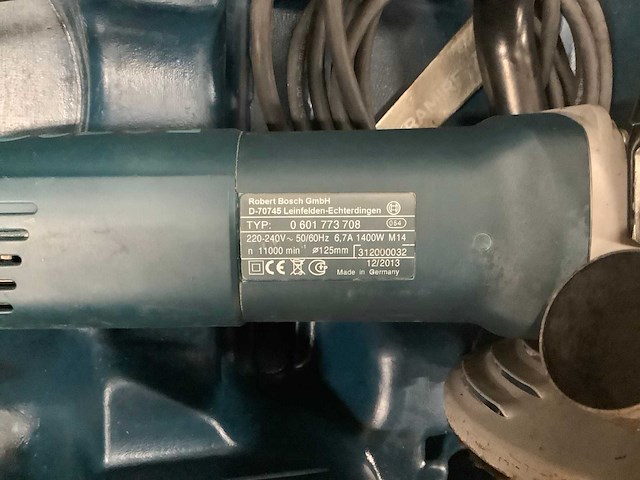 Bosch gbr 14 ca betonschuurmachine - afbeelding 6 van  6