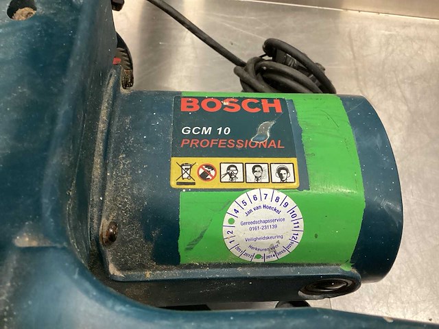 Bosch gcm 10 afkortzaag - afbeelding 9 van  11