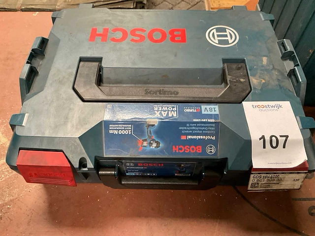 Bosch gds 18v-1000 accu slagmoermachine - afbeelding 3 van  7