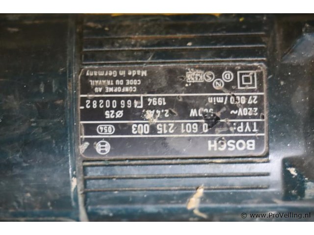 Bosch ggs rechte slijpmachine 27 l 0 601 215 003 - afbeelding 4 van  5