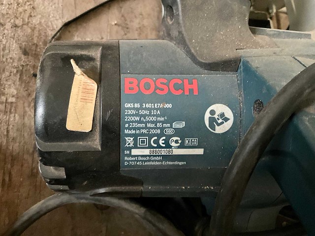 Bosch gks 85 afkortzaag - afbeelding 5 van  5