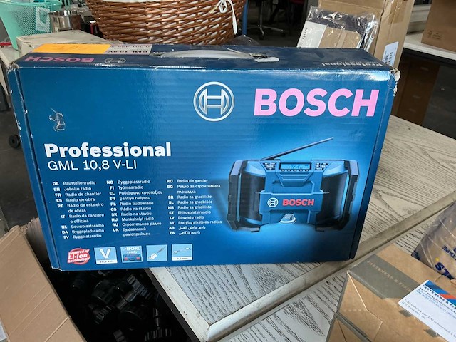 Bosch gml10,8 v-li bouwradio - afbeelding 3 van  3