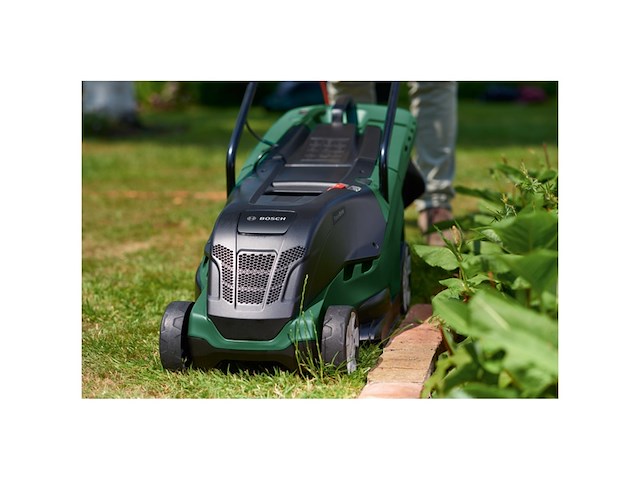 Bosch grasmaaier 1400 w 34cm met mulchaccessoire - afbeelding 3 van  4