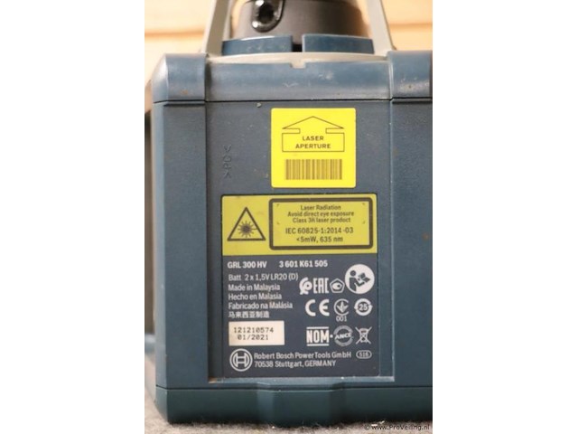 Bosch grl 300 hv professional rotatielaser incl. opbergkoffer - afbeelding 8 van  11