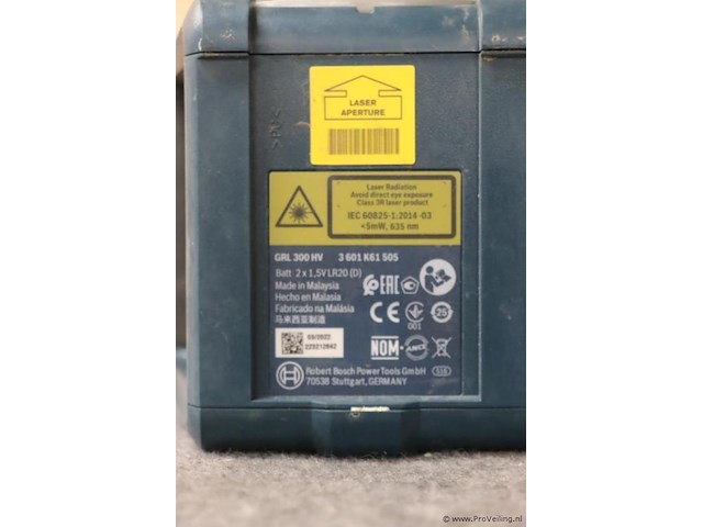 Bosch grl 300 hv professional rotatielaser incl. opbergkoffer - afbeelding 6 van  11