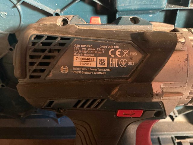 Bosch grs 18v-85v accu boormachine - afbeelding 3 van  4