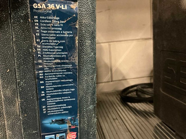 Bosch gsa 36 v-li reciprozaag - afbeelding 3 van  3