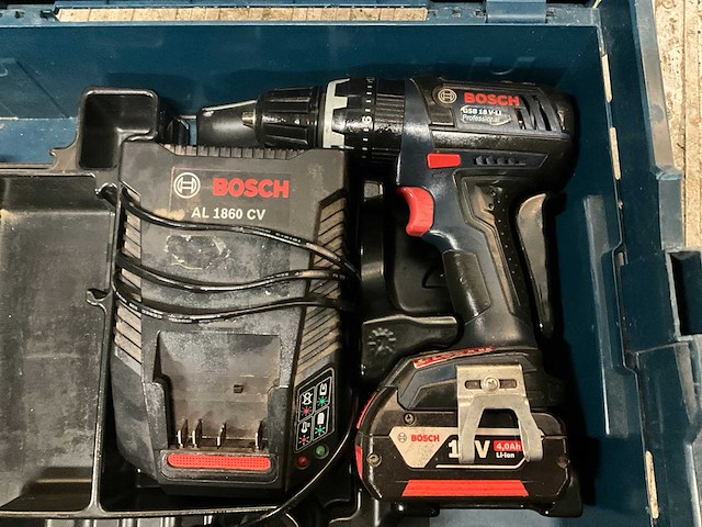 Bosch gsb 18 v-li accu boormachine - afbeelding 1 van  4