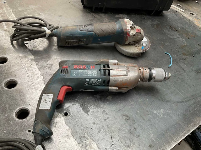 Bosch gsb 21-2 rct, gws 19-125 boormachine en haakse slijper - afbeelding 2 van  4