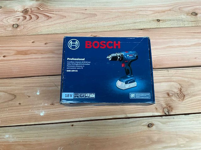 Bosch gsb18v-21 boormachine - afbeelding 1 van  2