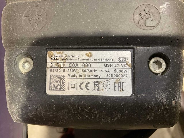 Bosch gsh 27 vc breekhamer - afbeelding 3 van  4