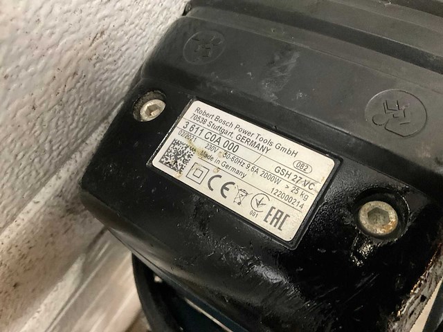 Bosch gsh 27 vc breekhamer - afbeelding 2 van  2