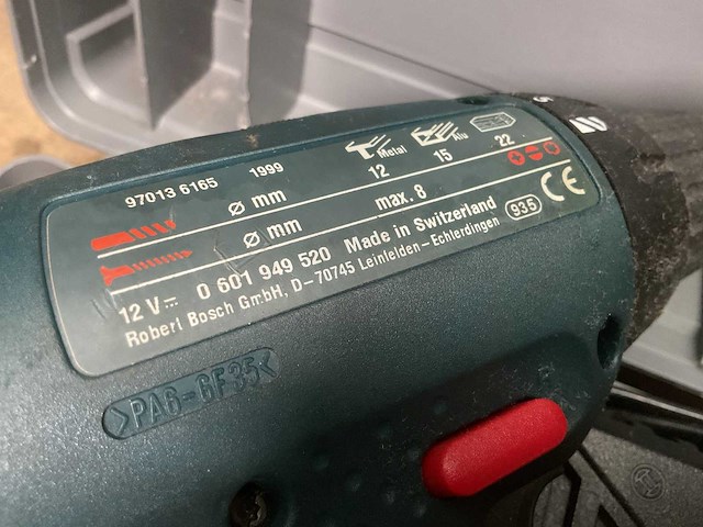 Bosch gsr 12v boormachine - afbeelding 5 van  7
