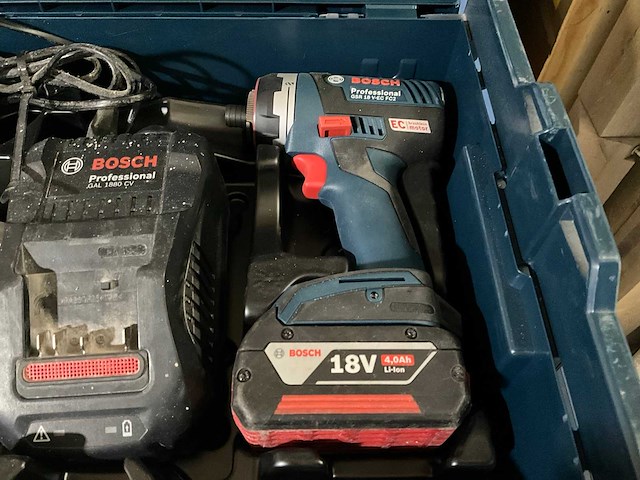 Bosch gsr 18 v-ec fc2 proffessional accu boormachine - afbeelding 2 van  6
